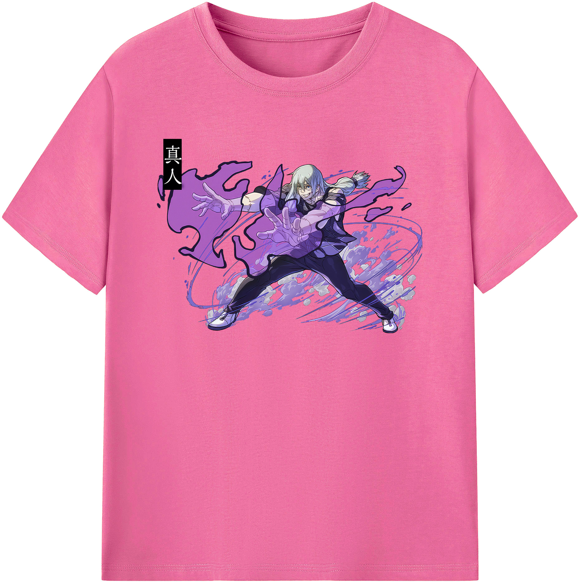 （画像用） 呪術廻戦 Jujutsu Kaisen レディースカジュアルプリントTシャツ（綿100％）